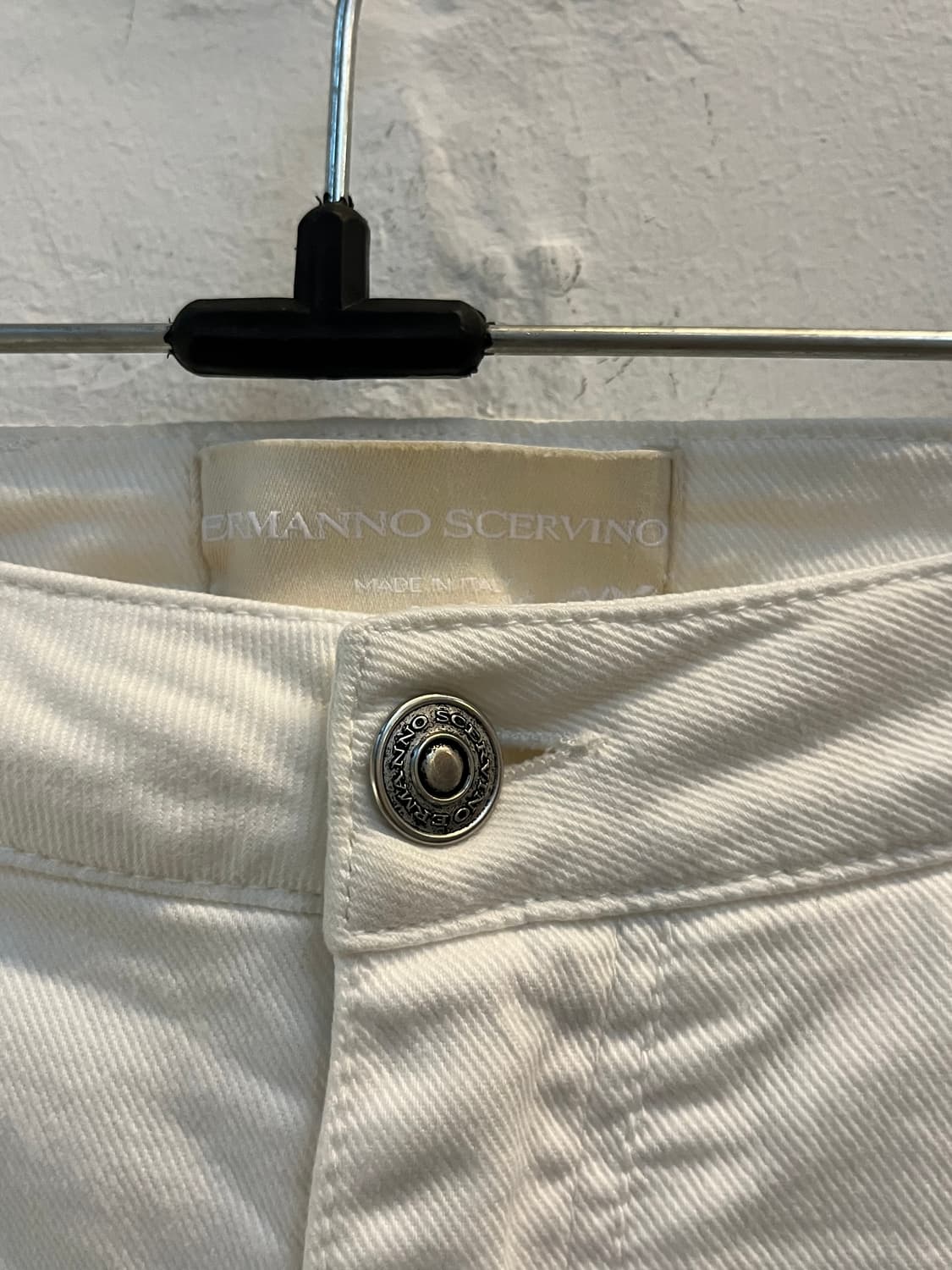 Ermanno scervino 비즈 뉴트로 화이트 스키니진 상품이미지3