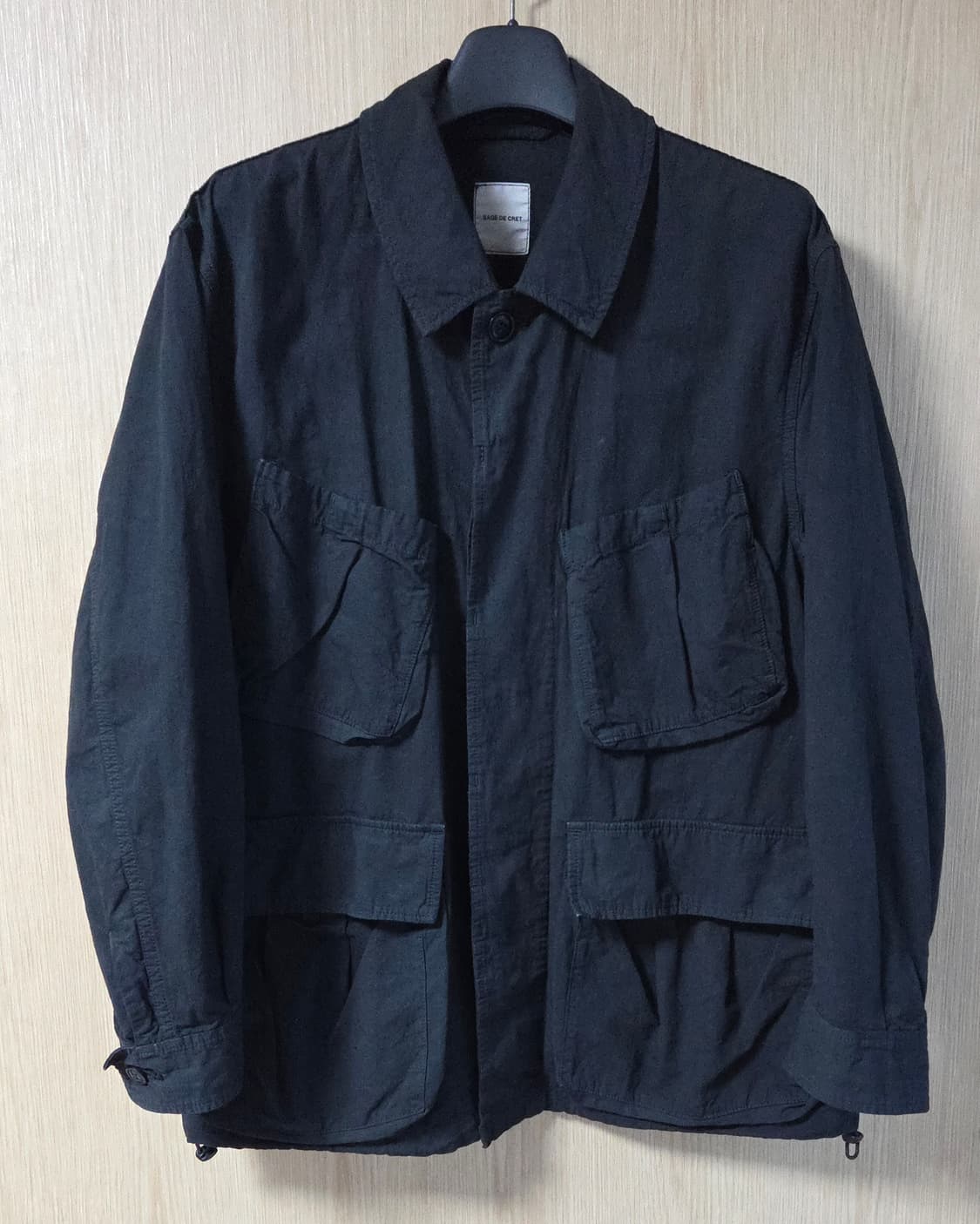 (착샷) 사쥬드크레 햄프 밀리터리 퍼티그 bdu 자켓 상품이미지1