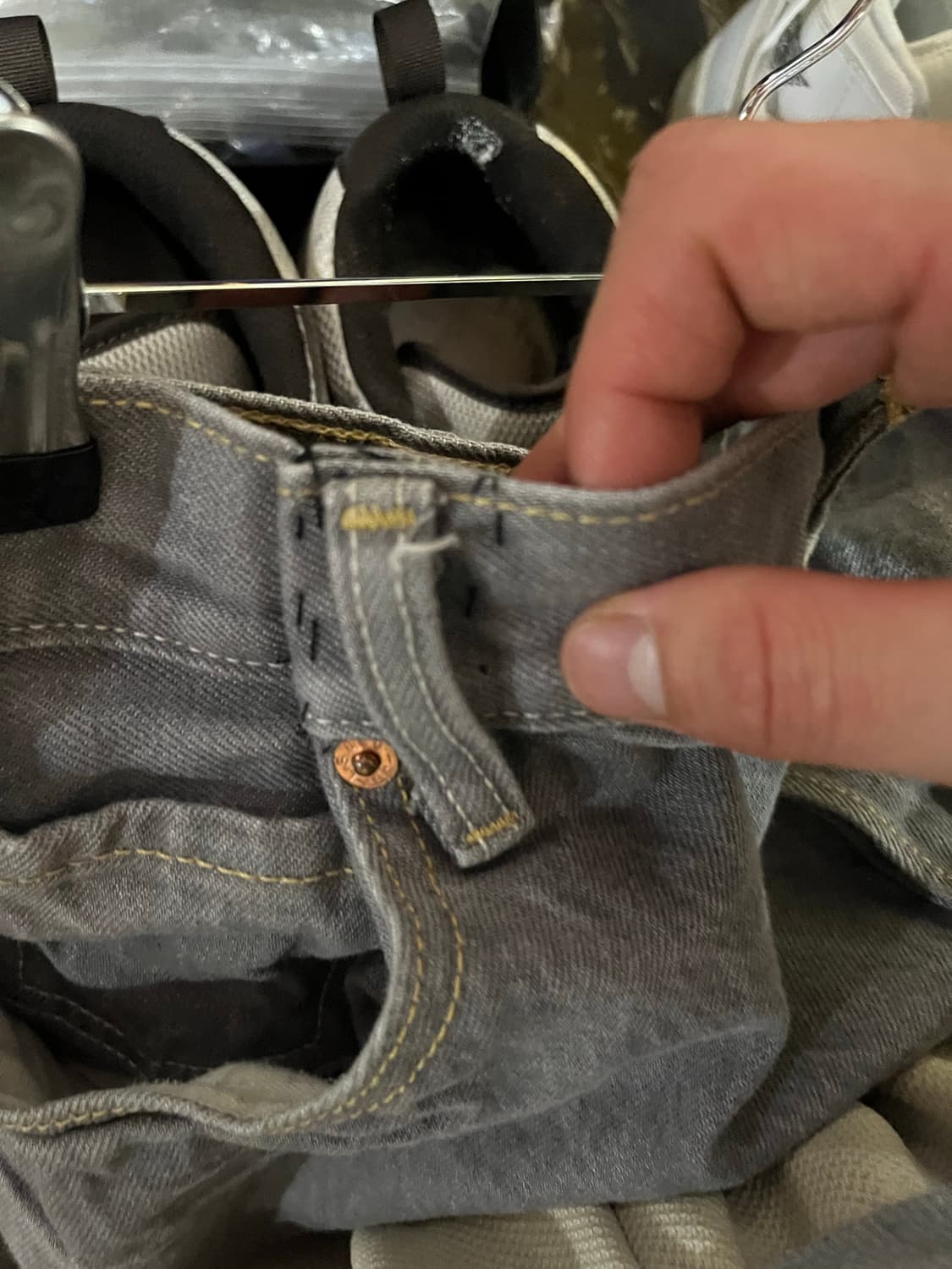 LEVI’S 501 GREY DENIM (Tag W40 / Fits W3 상품이미지8