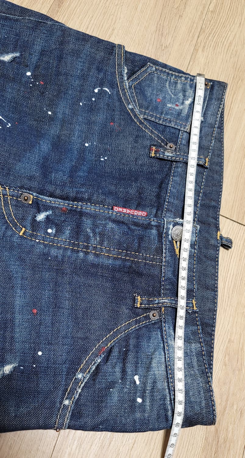 디스퀘어드2 올드패치 케니 트위스트 배기 데님 EU 44 상품이미지4