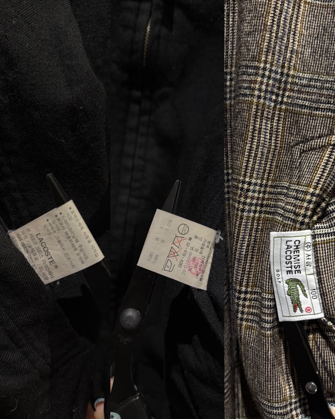 라코스테 리버시블 체크 블루종 상품이미지9