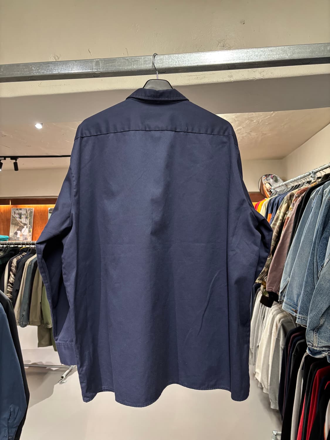 디키즈 워크 셔츠(네이비)   상품이미지10