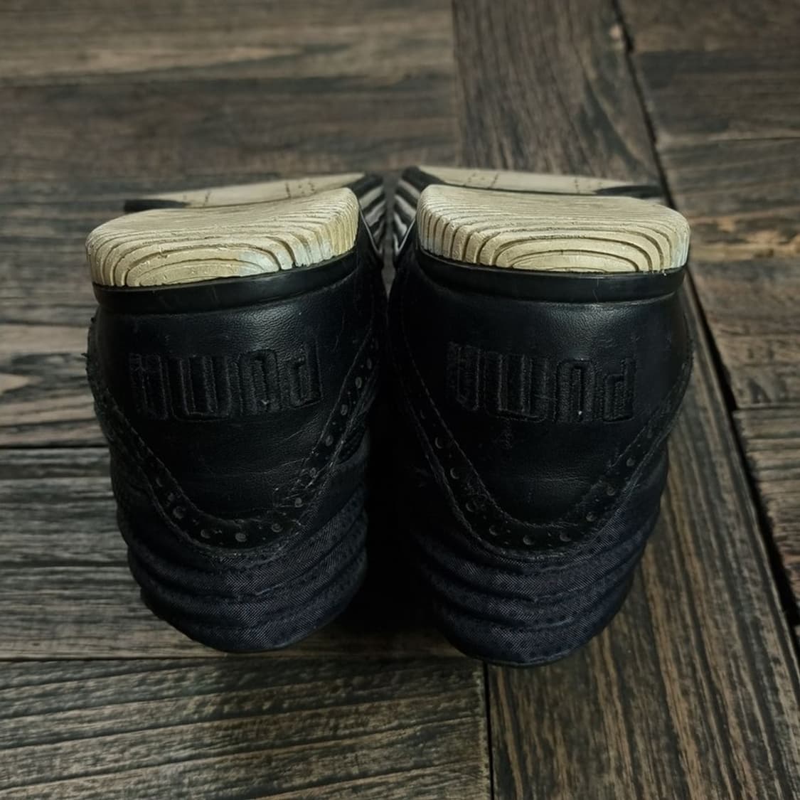 [푸마 X 미하라 야스히로] 블랙 고딕 플랫 스니커즈 P01197 상품이미지4