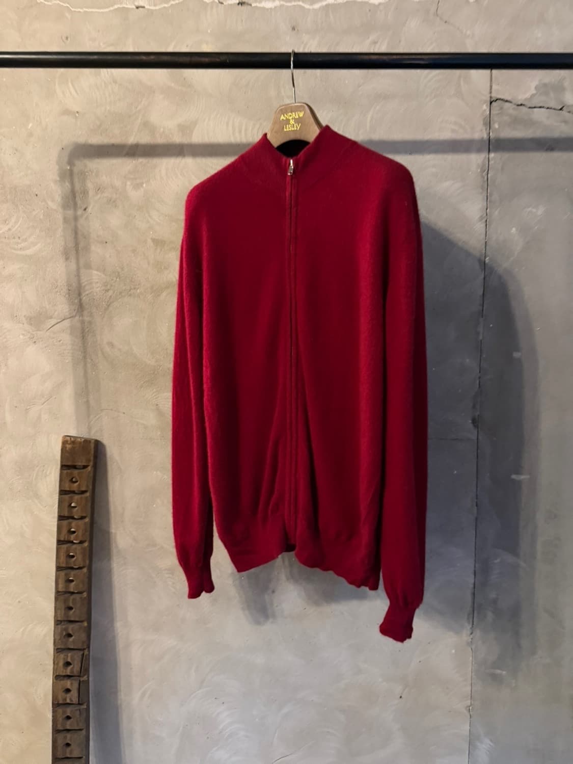 VTG 내몽고산 캐시미어 짚업가디건 남성100 상품이미지10