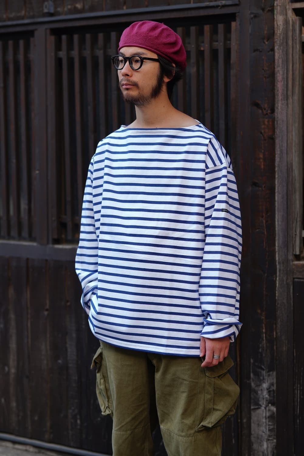 Outil TRICOT AAST White × L.Navy 2 상품이미지3