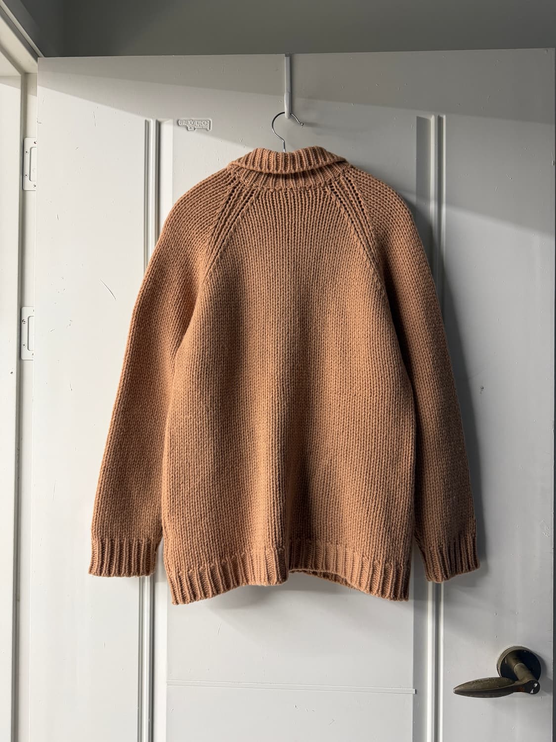 일본빈티지 숄카라 브라운 울 스웨터니트 상품이미지10