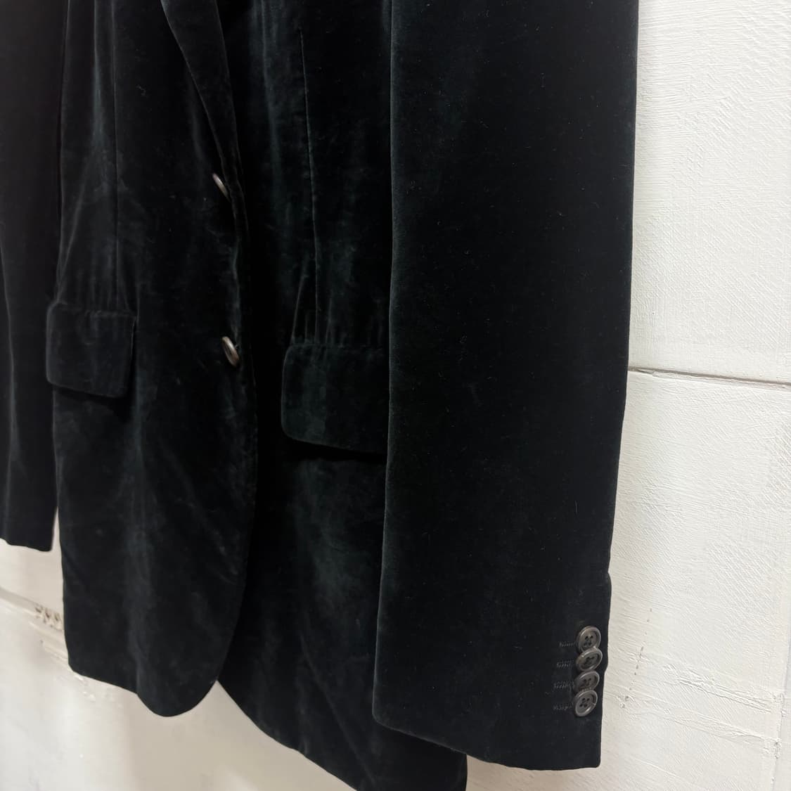 폴스미스 Paul Smith 블랙 벨벳 블레이저 자켓  상품이미지2