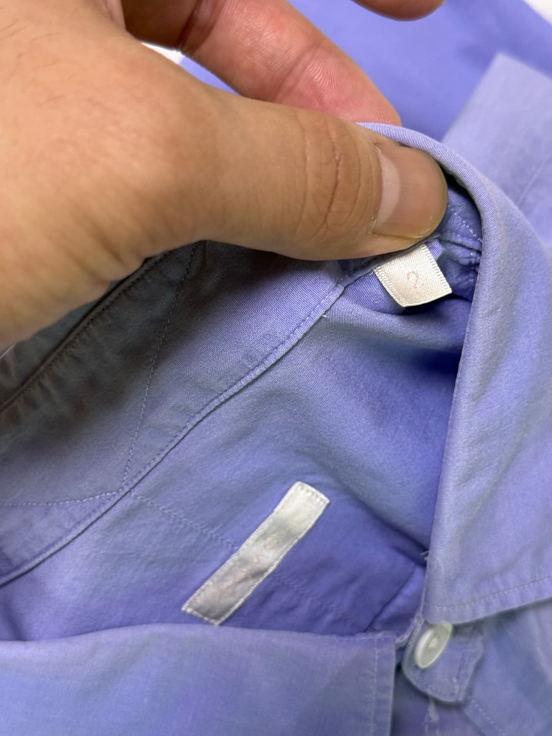 [2] 21fw 코모리 셔츠 삭스 컬러 상품이미지6