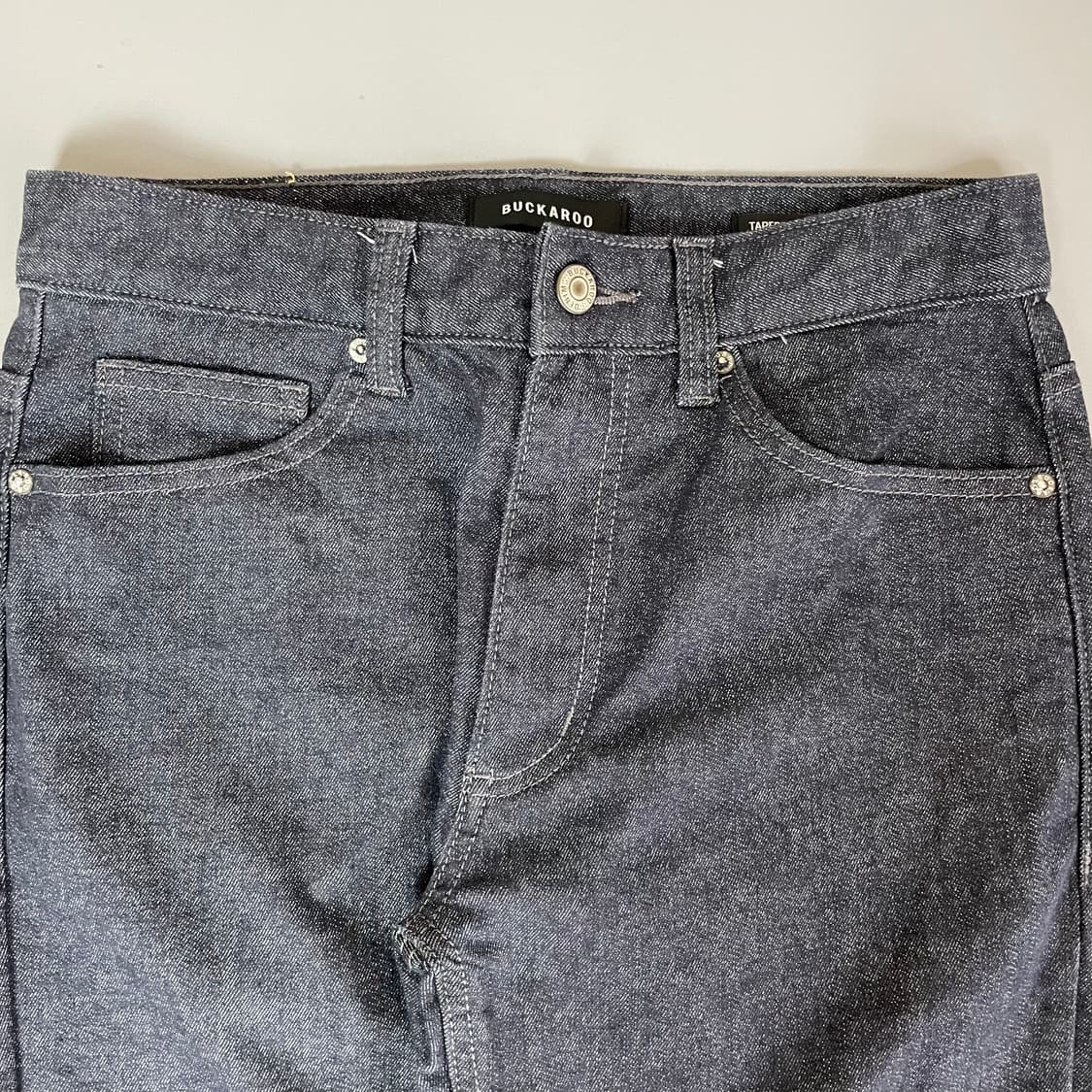 (28) 버카루 흑청 데님 팬츠 상품이미지3