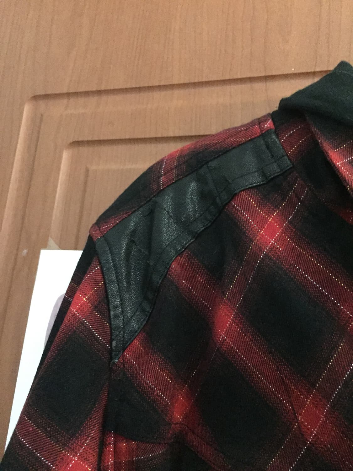 31040=SKKONE 레이어드 후드 셔츠 상품이미지5