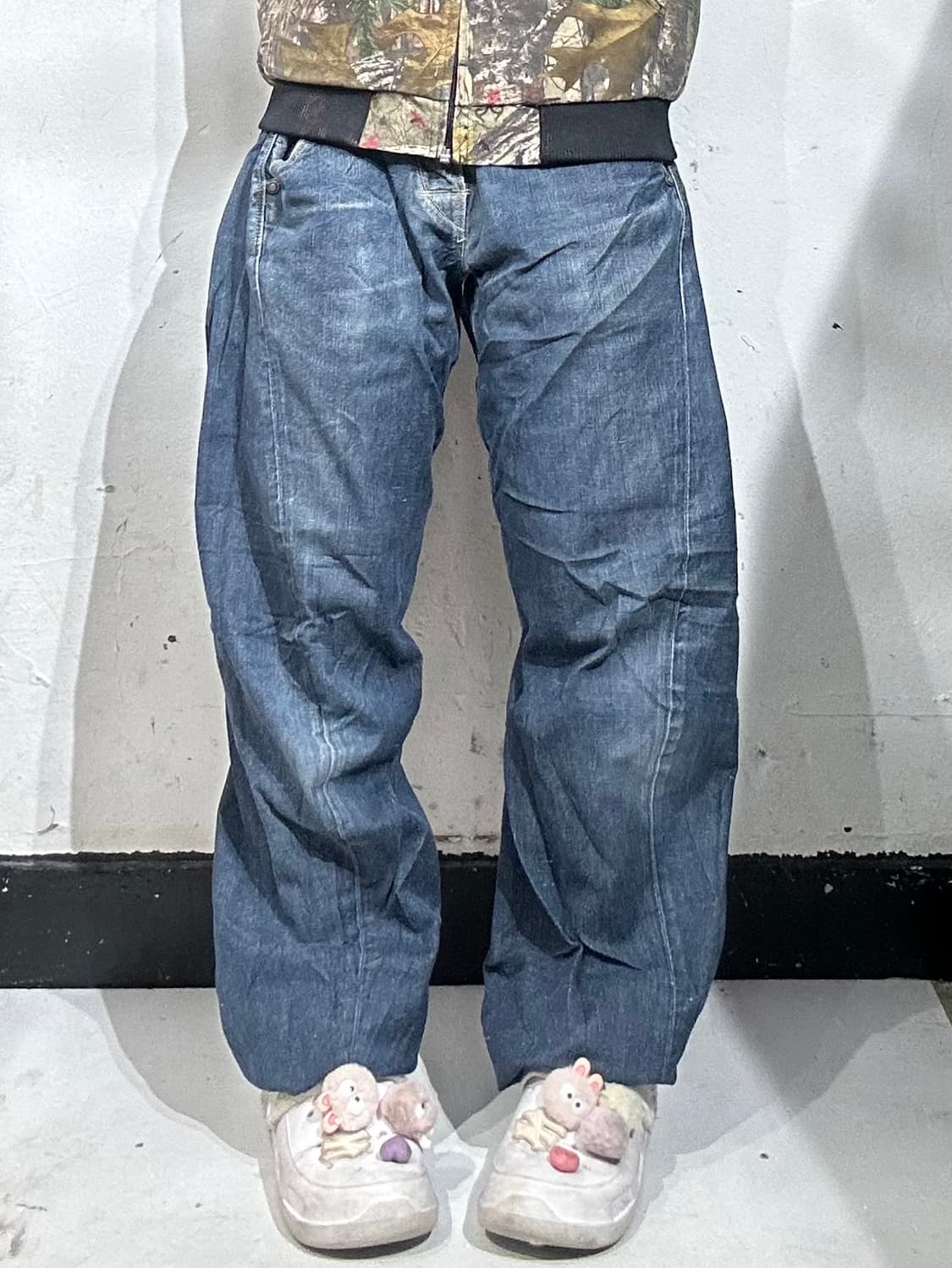 리바이스 중청 엔지니어드 와이드 데님 팬츠 청바지 32 상품이미지2