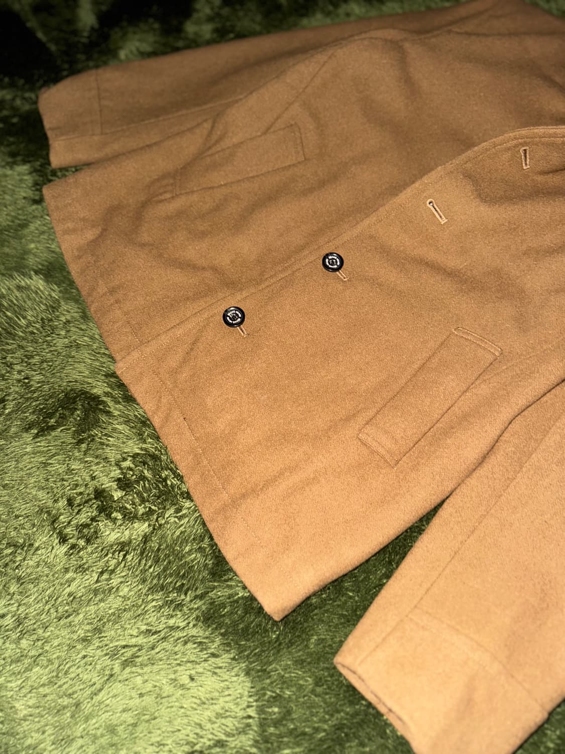 [L] Beams Heart 빔즈 하트 라운드 컷 퀼티드 하프 코트 자켓 상품이미지5