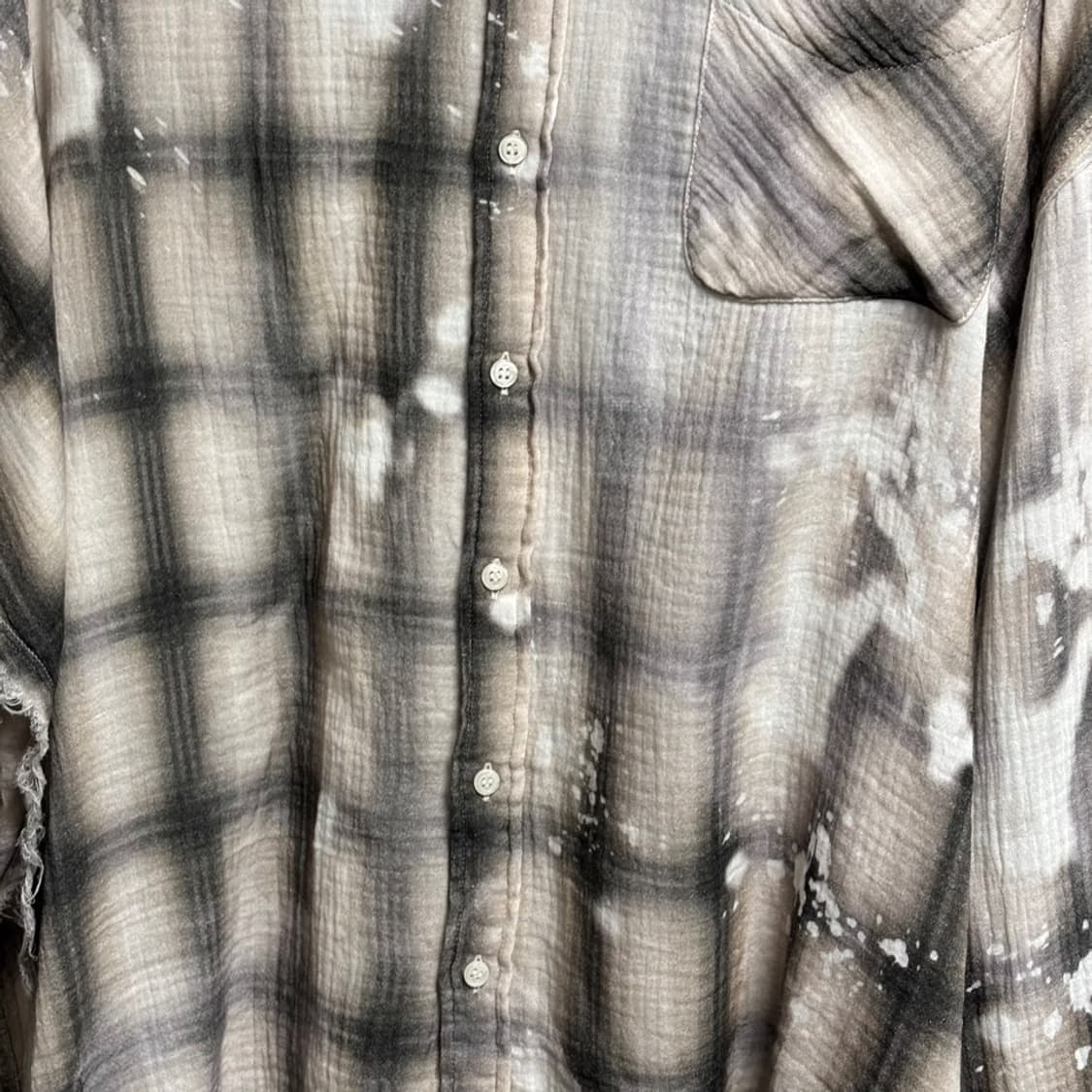 M) R13 알써티 블리치 셔츠 상품이미지3