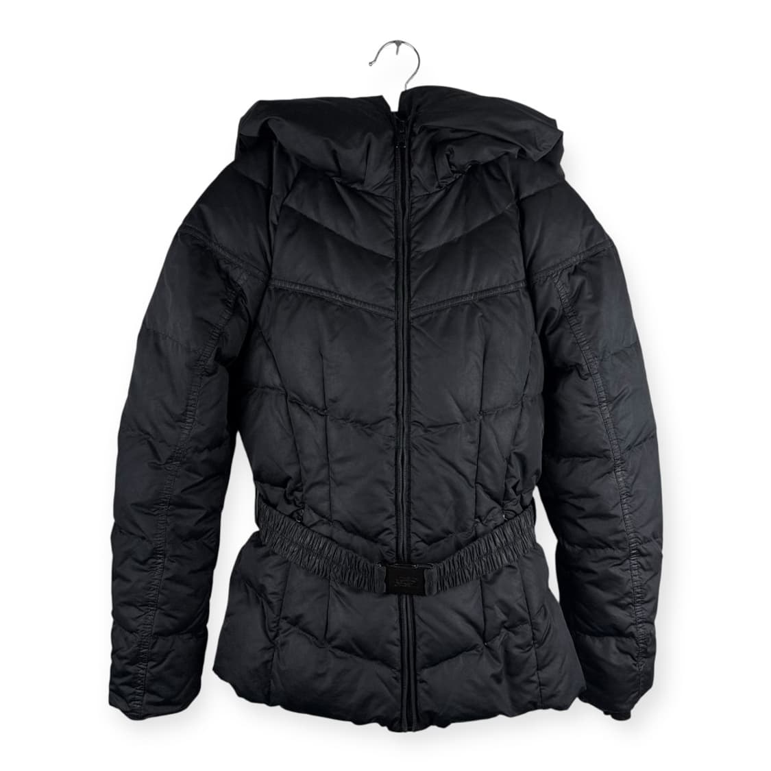 (85) 노스페이스 우먼스 550필 구스다운 숏 패딩 매트블랙 상품이미지1