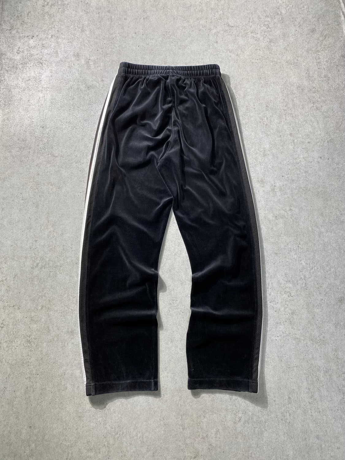 [M] 00s Adidas 아디다스 다크네이비 벨루어 트랙져지 셋업 상품이미지10