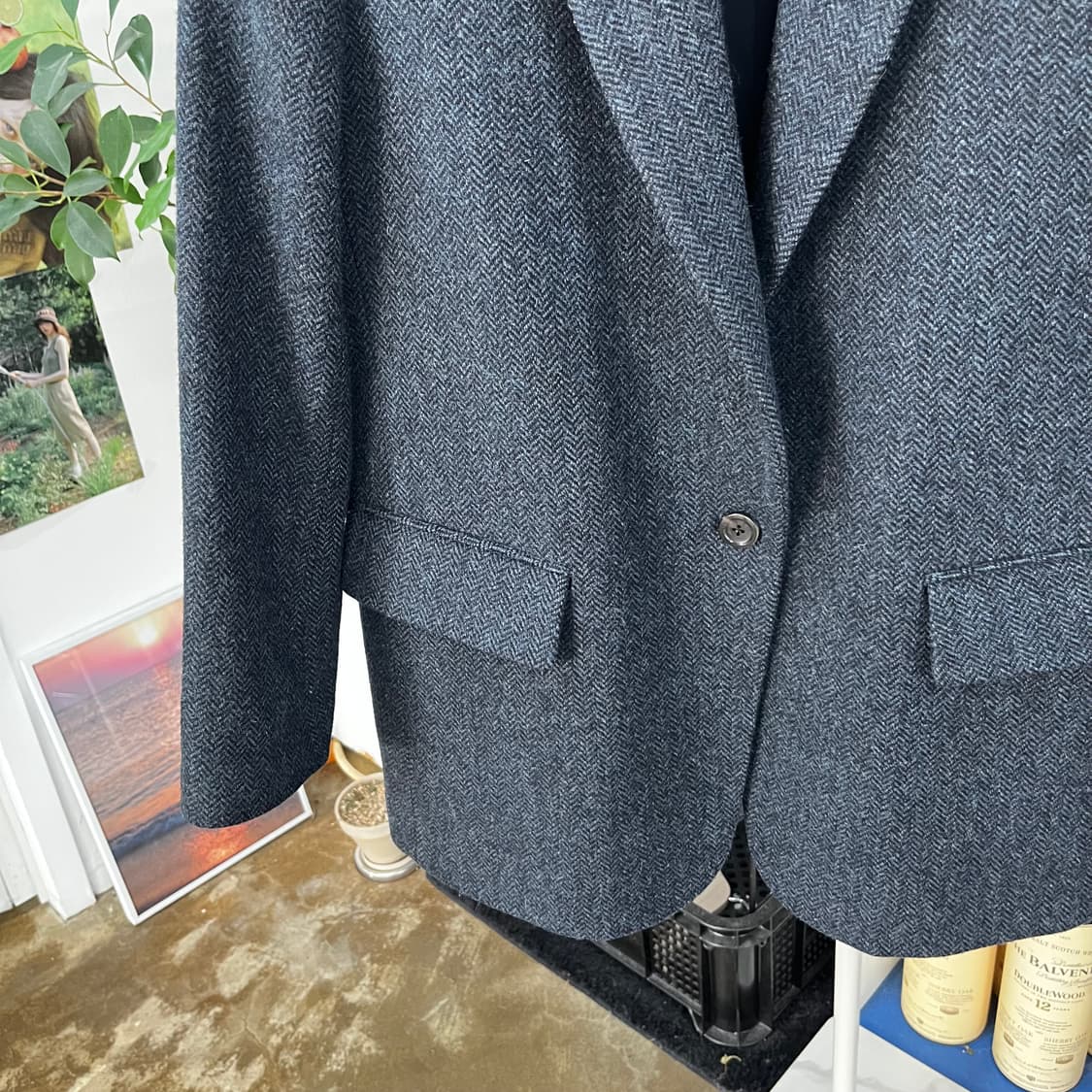 아떼바네사브루노 헤링본 자켓 38 상품이미지4