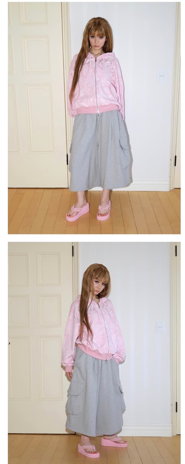 익스파이어드걸 핑크 카모 후드 상품이미지2