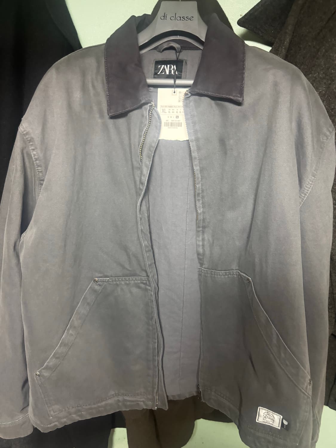 자라 콘트라스트 칼하트맛 자켓 xl 상품이미지1