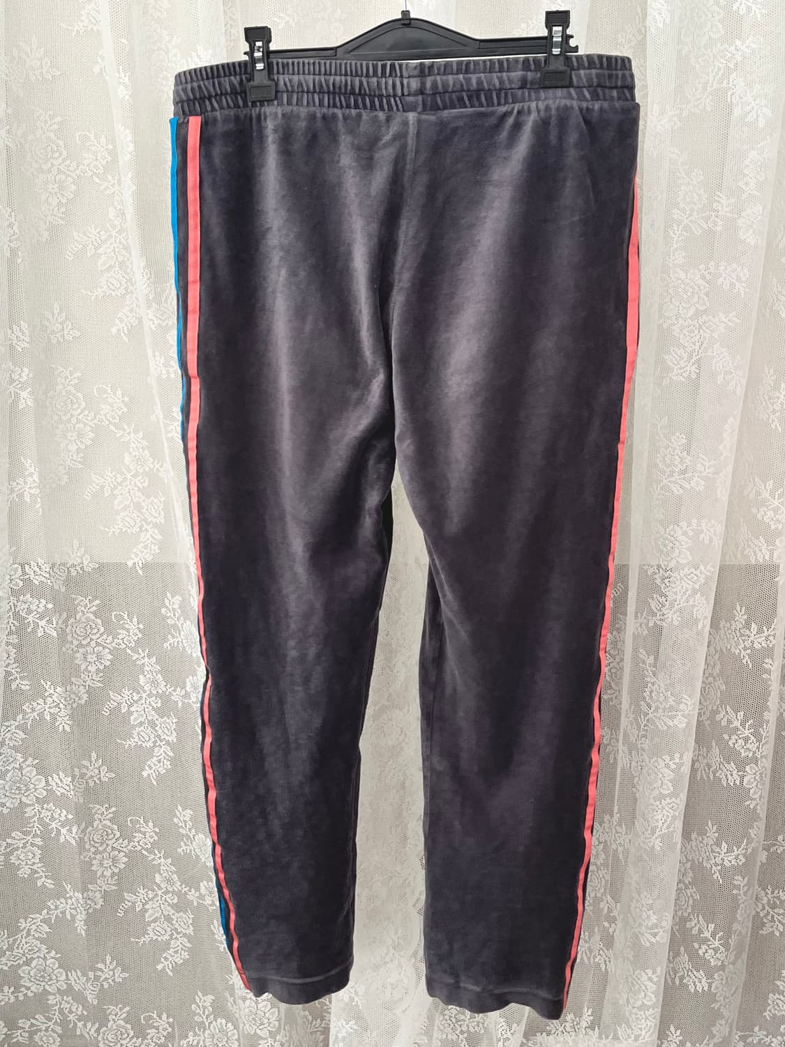 90) 아디다스 올드스쿨 벨벳 y2k 트레이닝팬츠 상품이미지2