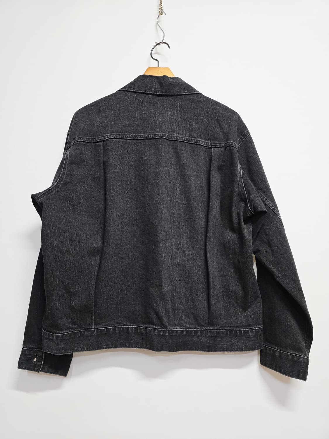 유니클로 블랙 데님 자켓 상품이미지5