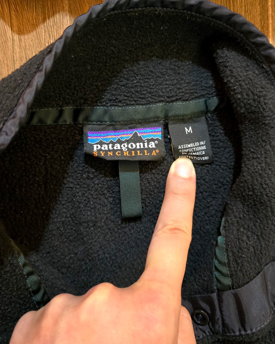 90s Patagonia Synchilla 블랙 (파타고니아 신칠라) 상품이미지2
