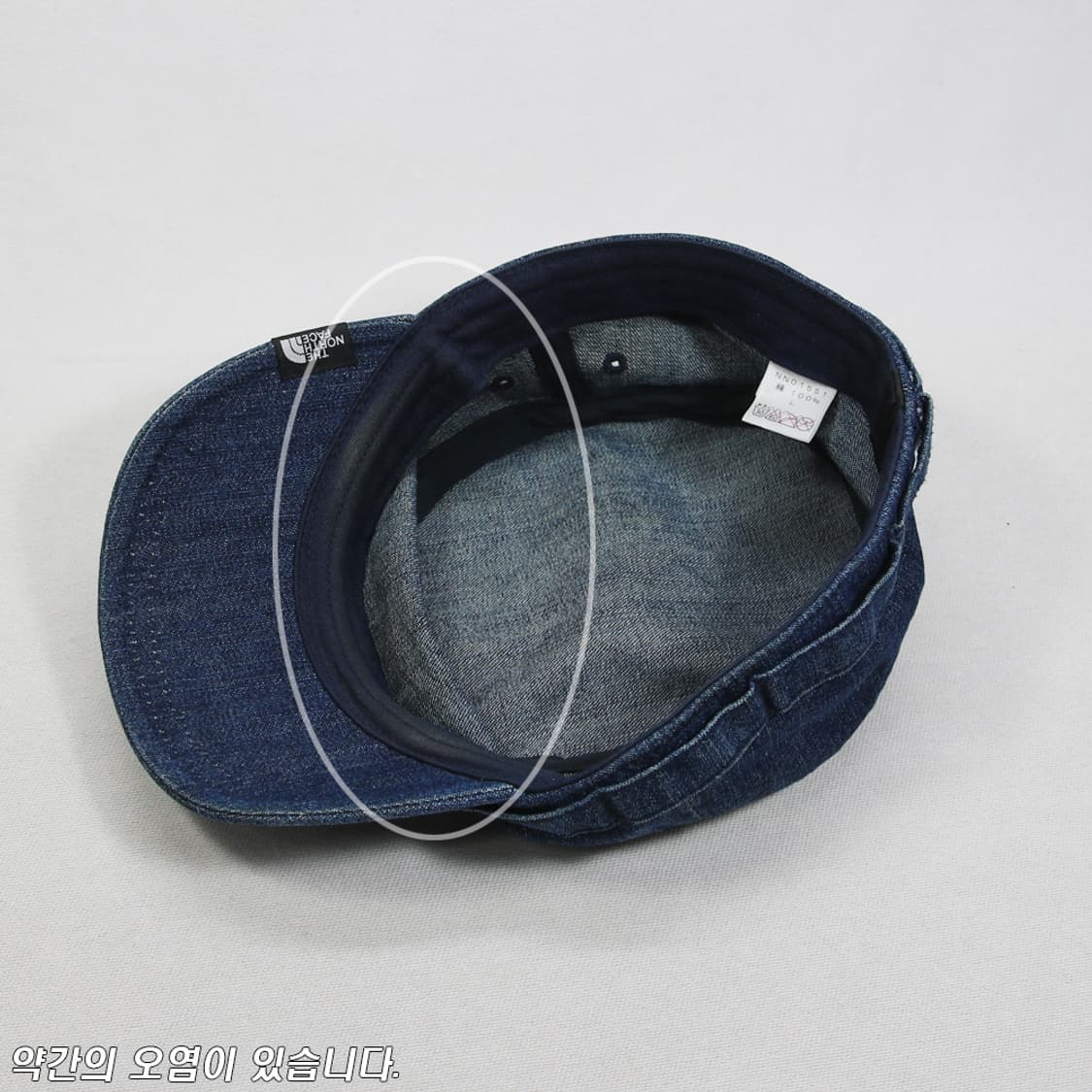 (착용컷) 노스페이스 데님 밀리터리 캡 (L) 상품이미지5