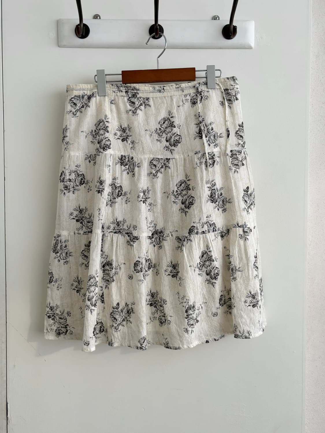 스나계 모리걸 플라워 패턴 빈티지 롱스커트 상품이미지4