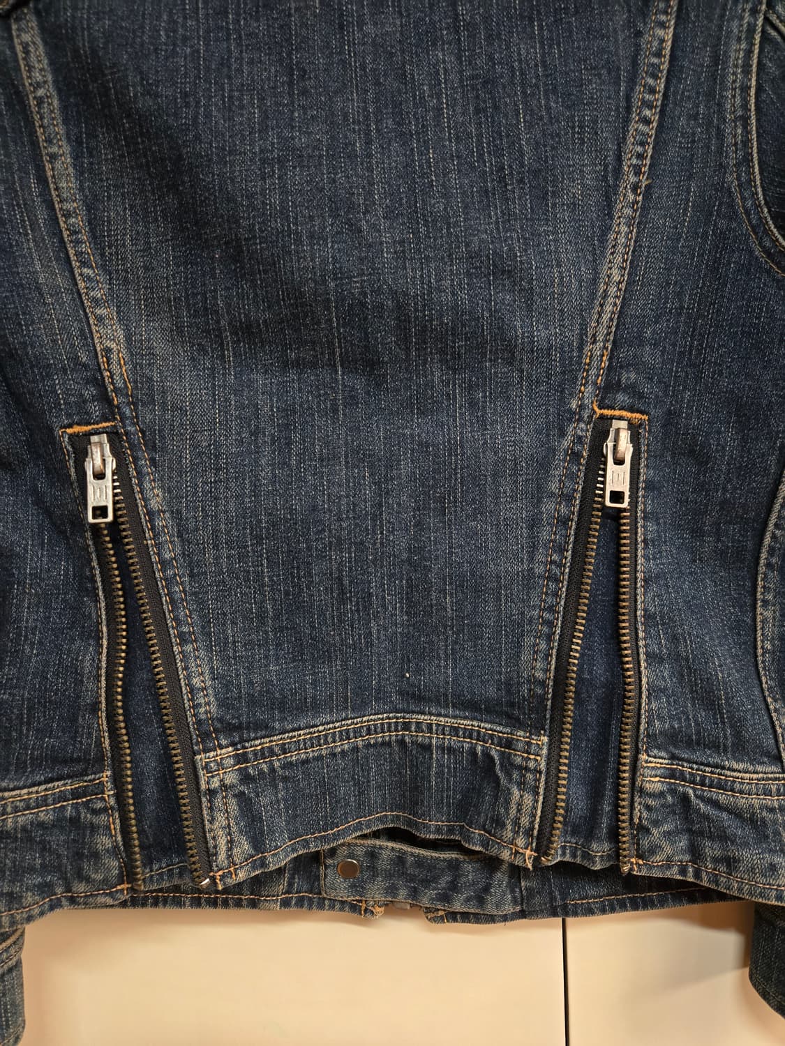 리바이스 여성 세미크롭 차이나카라 청자켓(딱붙핏) 상품이미지7