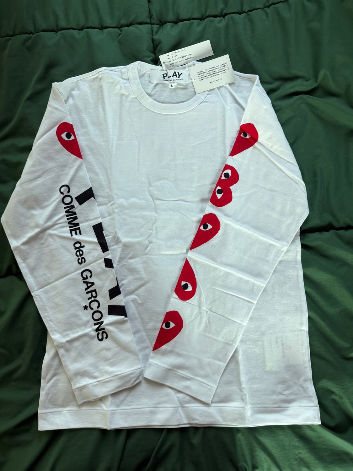 꼼데가르송 CDG 플레이 포 하트 티셔츠 상품이미지3