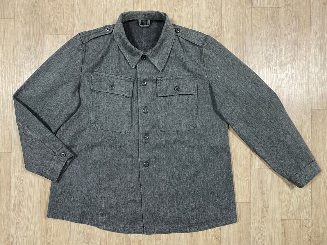105) 60's 스위스군 솔트&페퍼 데님자켓 상품이미지1