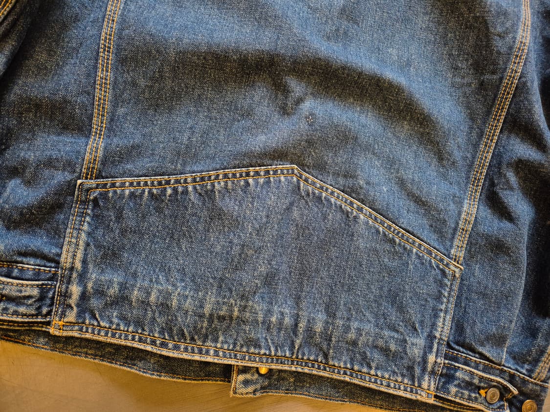 90s H.F.M 1세대 타입 데님 자켓 상품이미지5