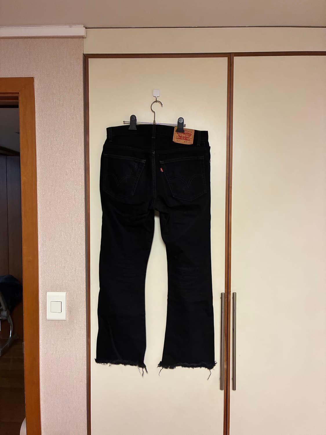 리바이스 517 블랙데님 상품이미지3