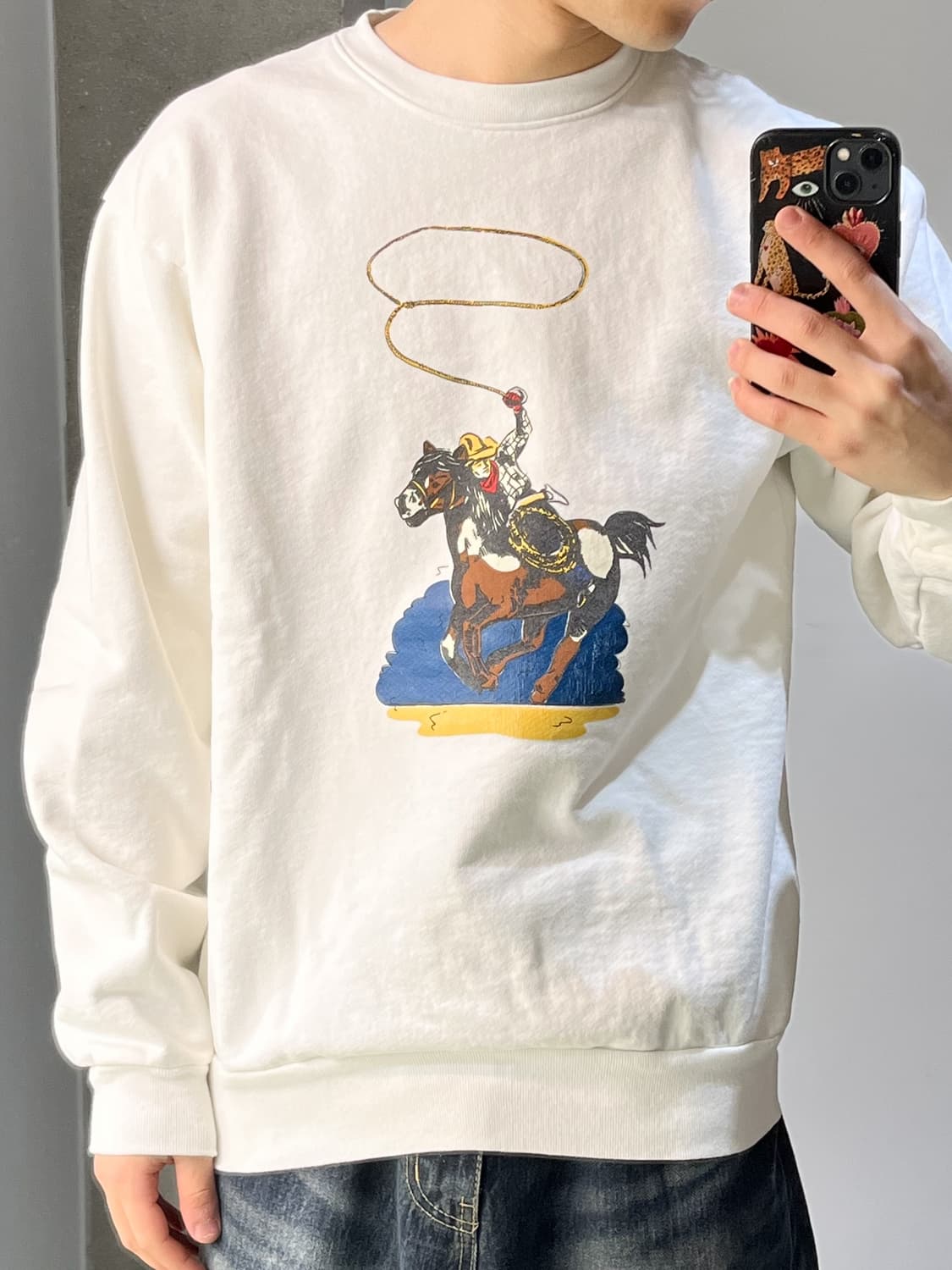 눈 군 랭글 EM 스웻셔츠 상품이미지4