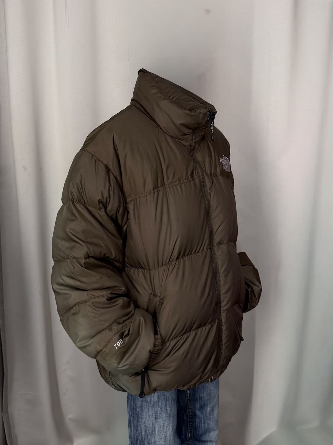 노스페이스 700 눕시 무광 브라운 패딩 B28 상품이미지6