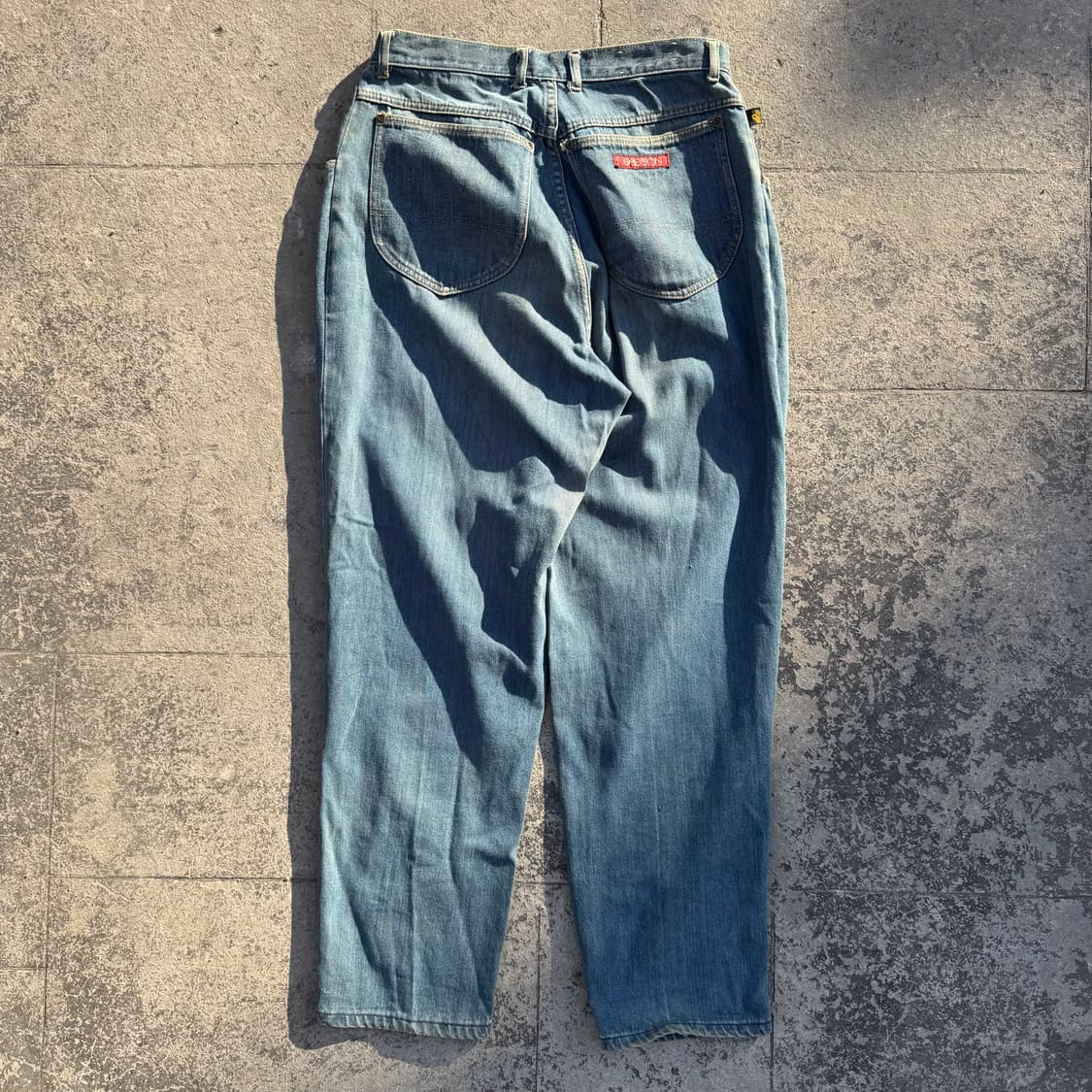 80s Sasson USA 로고 데님 배기 팬츠 상품이미지3