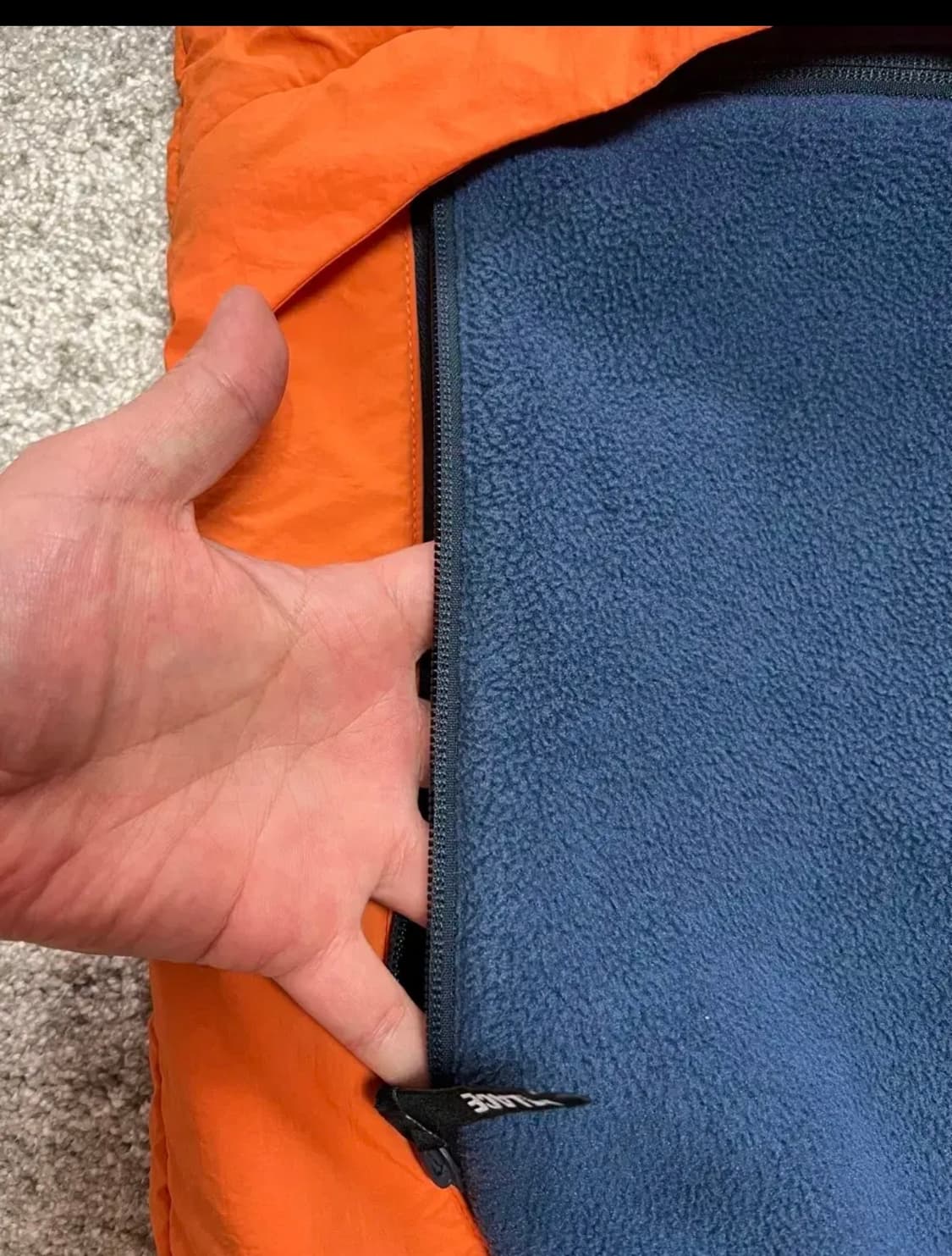 팔라스 폴라텍 쉘 플리스 자켓 오렌지/네이비 XL 상품이미지6