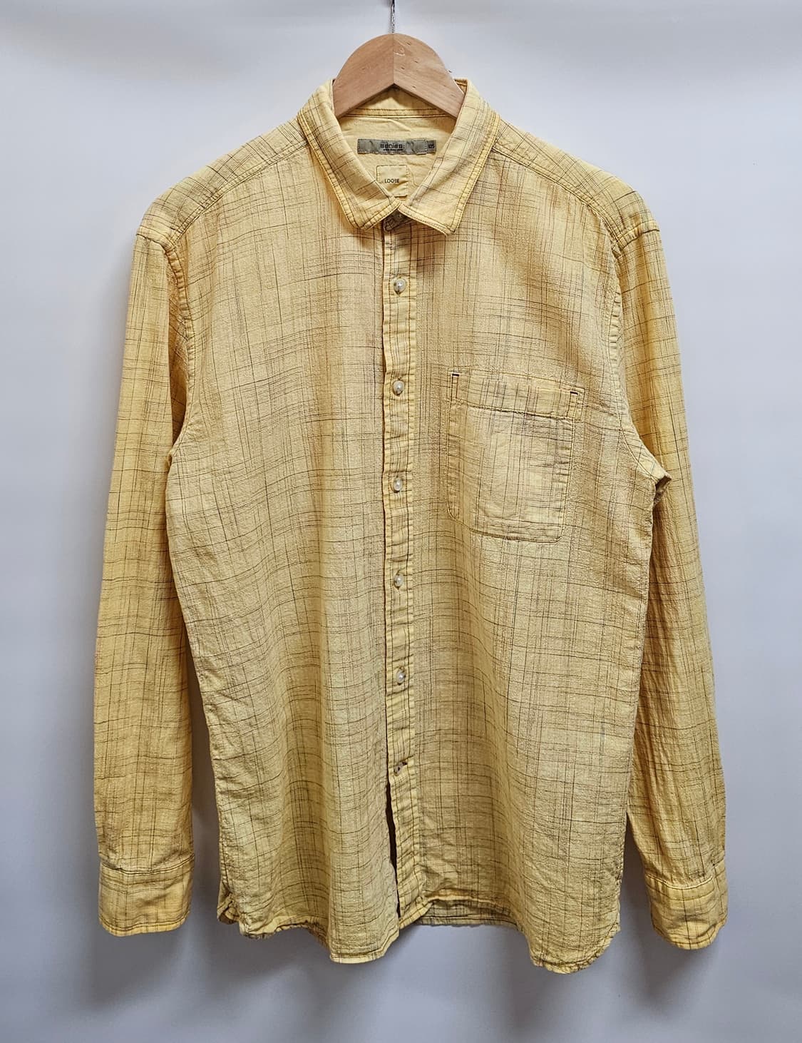 시리즈 체크 린넨셔츠 105 상품이미지1