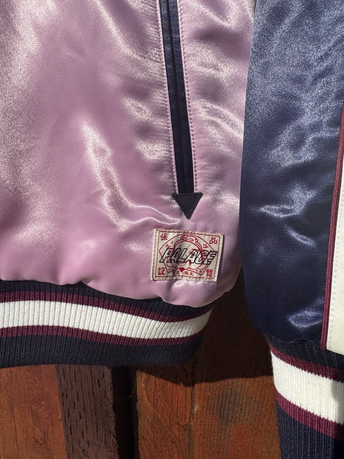 팔라스 x 에비수 리버시블 스카잔 자켓 블루 상품이미지6