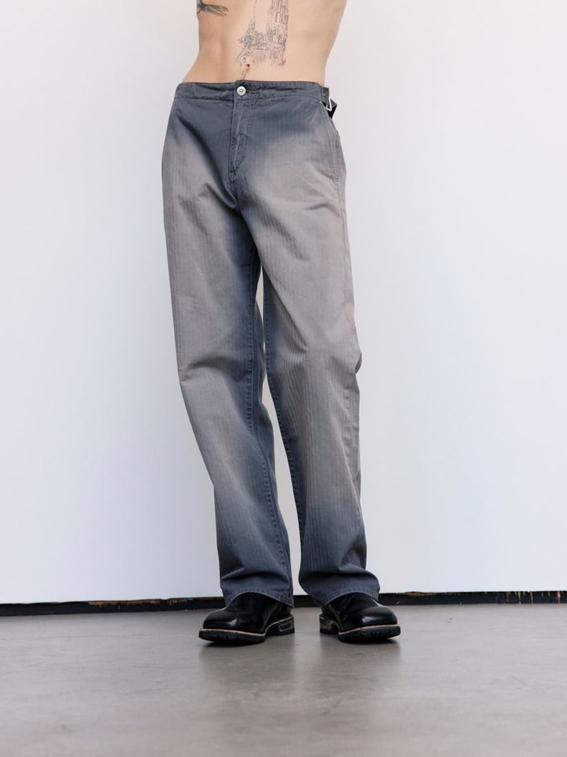 아워레가시 헤링본 트러커 트라우저 50 size 상품이미지1