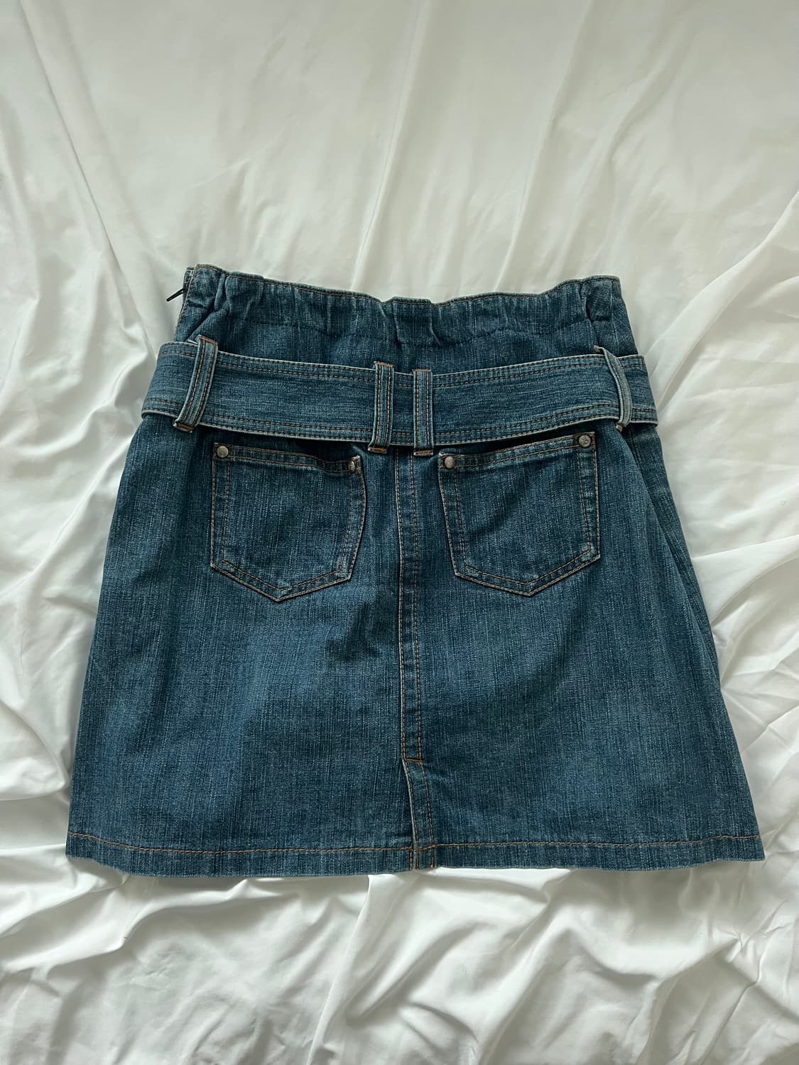 버버리 런던 데님 미니 스커트 상품이미지2