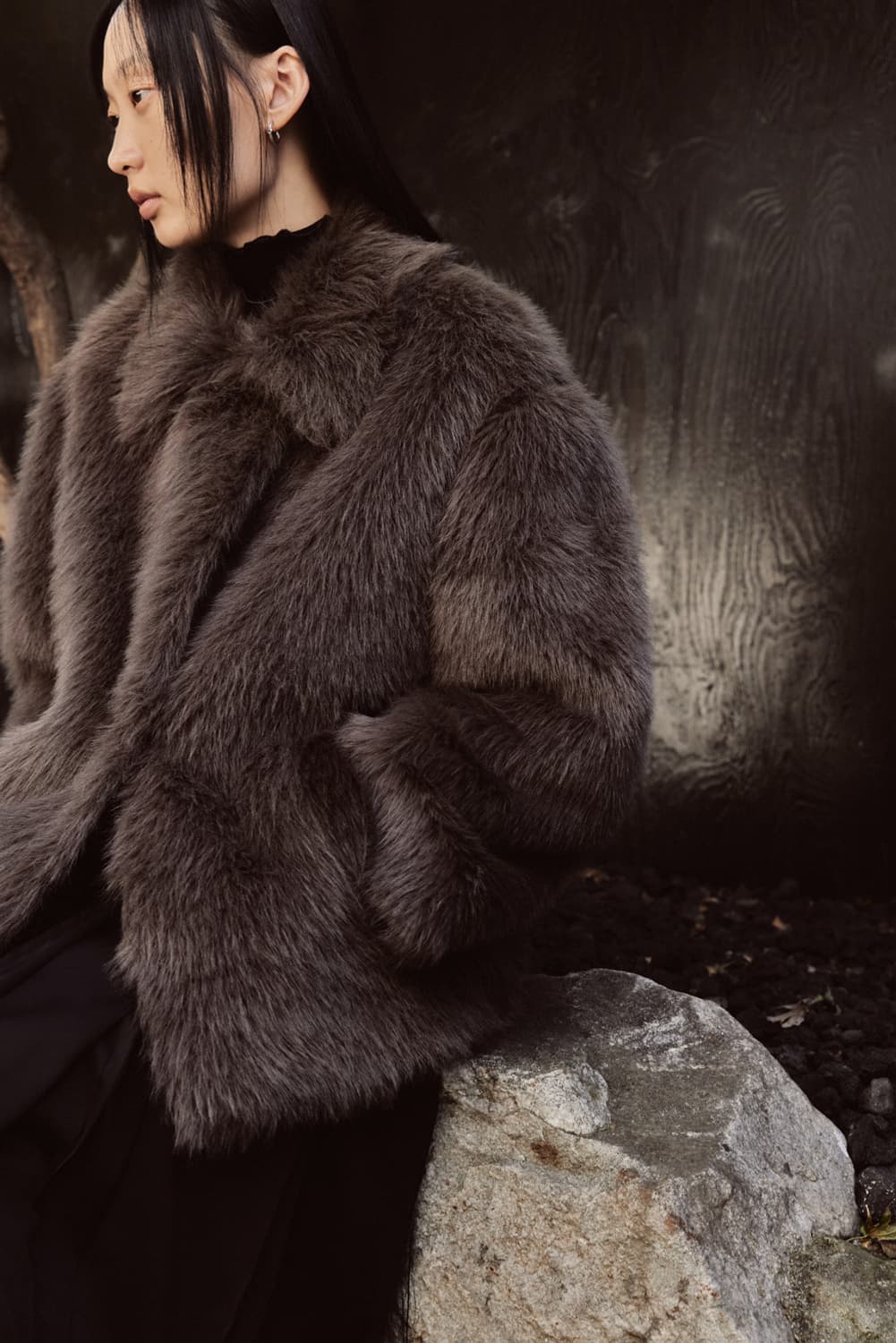 youth faux fur jacket 상품이미지2