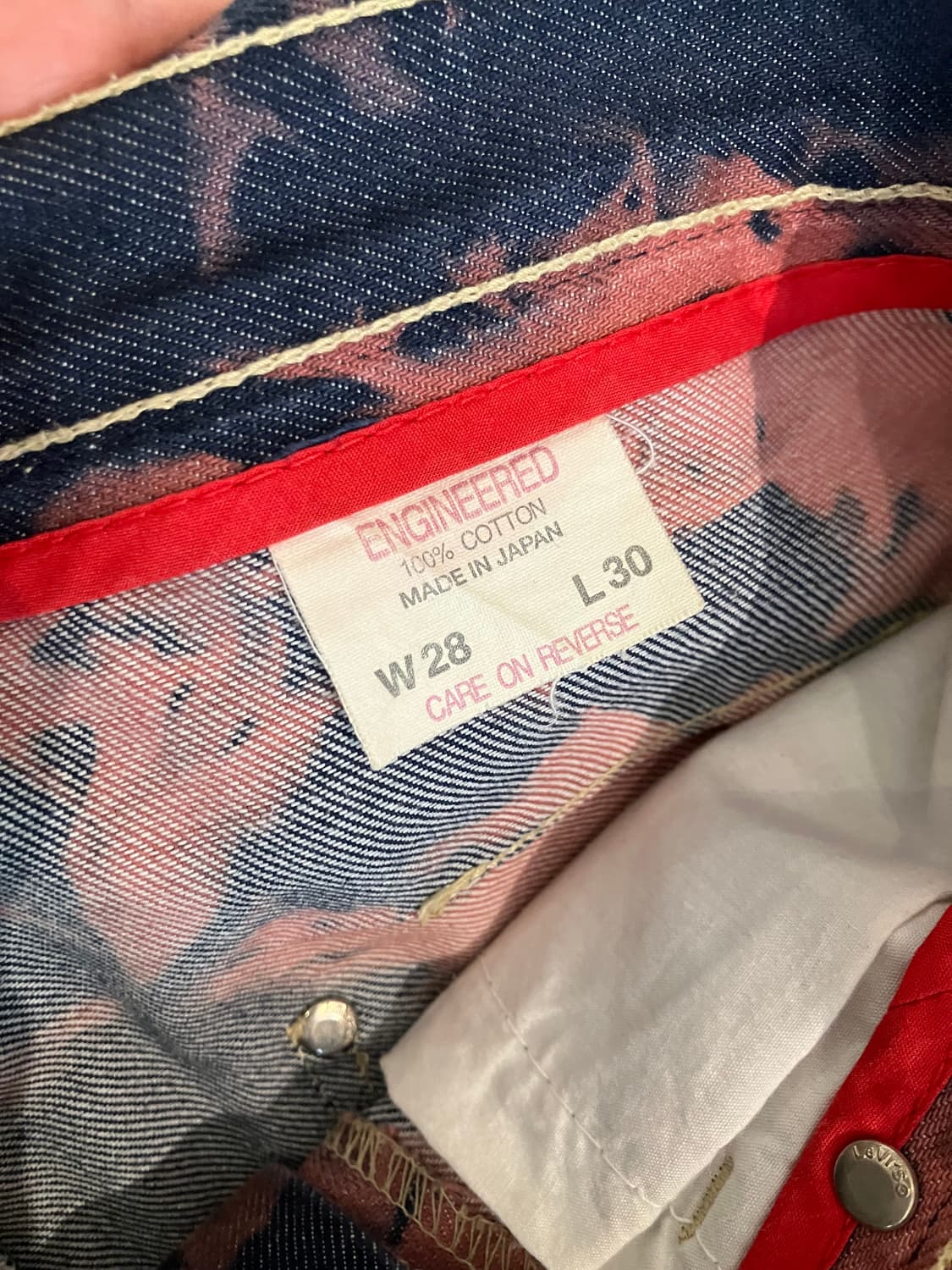 Levi’s Engineered 타이다이 워싱 데님 상품이미지6