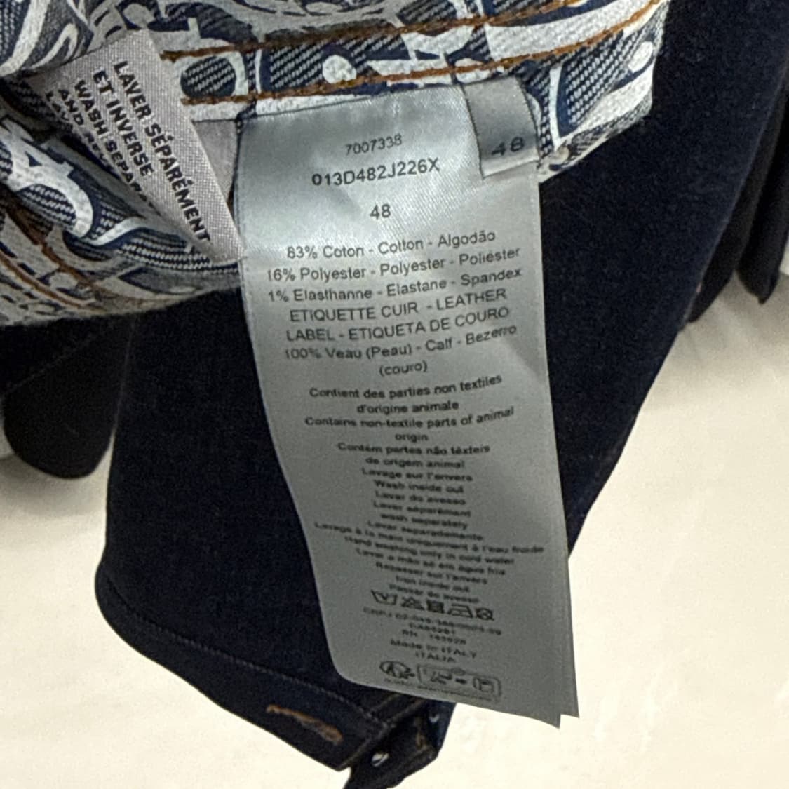 [리오브전포점] 디올 오블리크 자카드 데님 자켓 상품이미지6