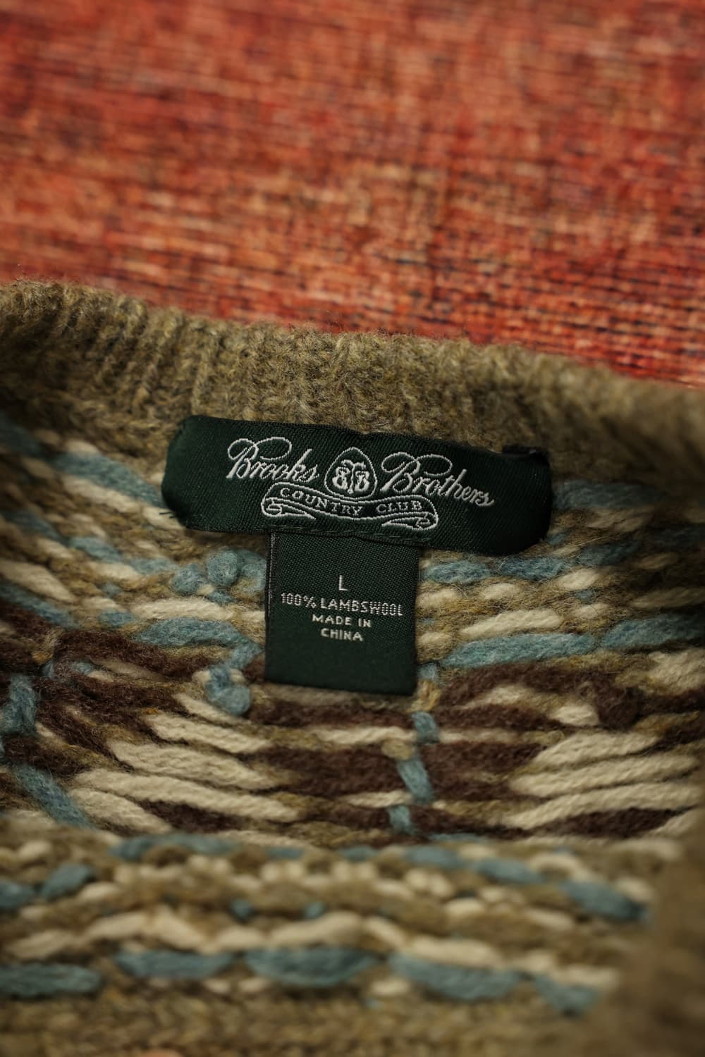 00s 빈티지 브룩스브라더스 페어아일 니트 판매 상품이미지7