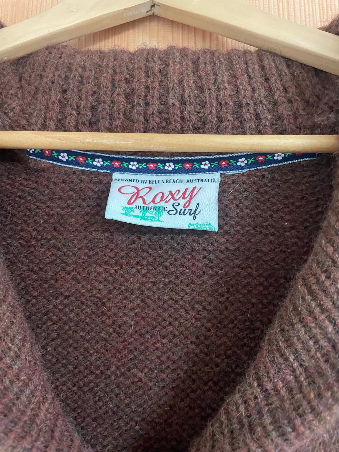 Roxy 빈티지 떡볶이 울 코트/ 가디건 상품이미지4