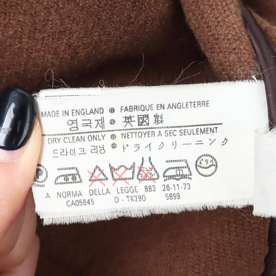 Gloverall 글로버올 뉴 울 헤링본 더플코트 상품이미지9