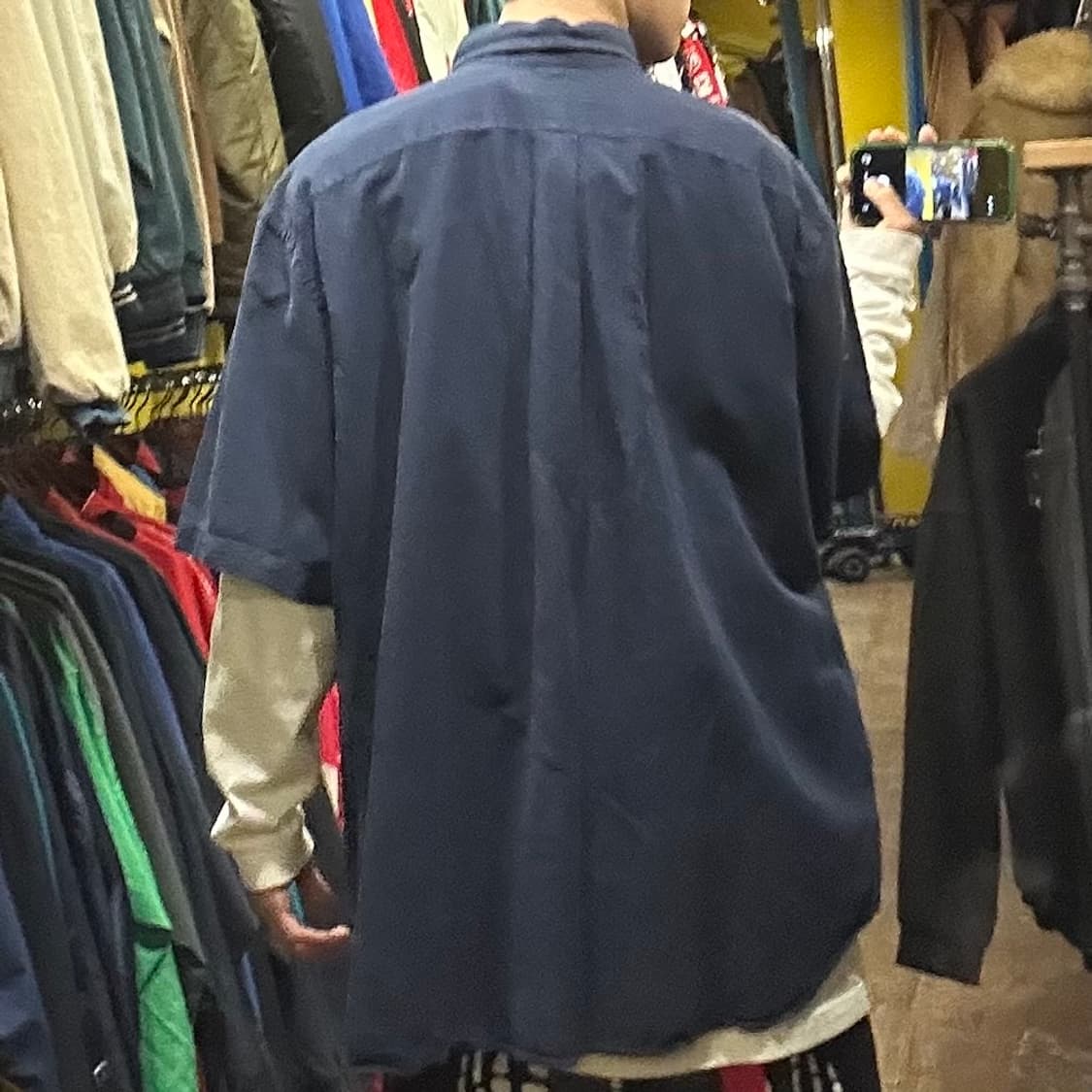 [HI] 폴로 랄프로렌 반팔셔츠 네이비 상품이미지5