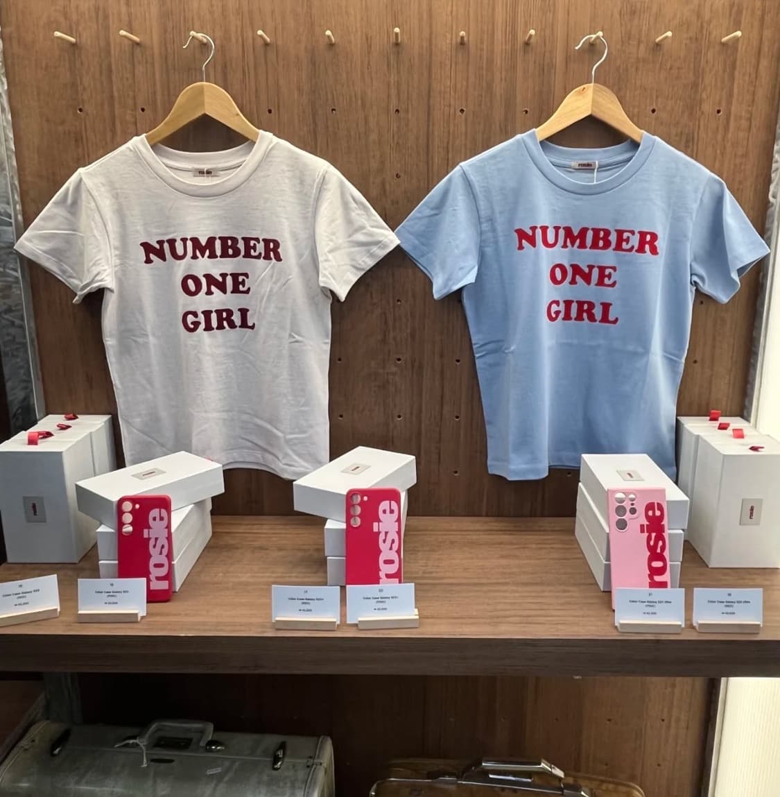 (새상품) 블랙핑크 로제 넘버원걸 팝업 티셔츠 ROSE MD 엠디 상품이미지2