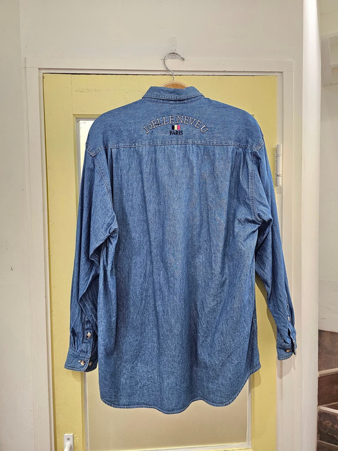 Joelle Neveu Paris 자수 데님 셔츠 상품이미지4