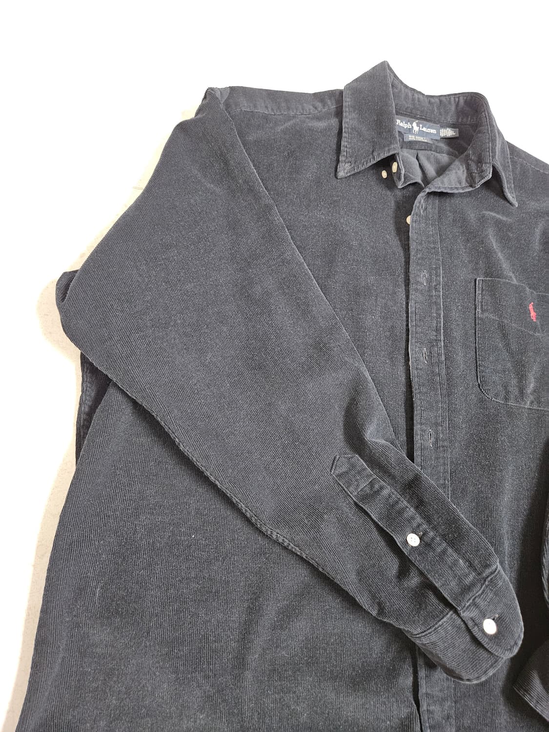 90s 폴로 랄프로렌 빅셔츠 L 코듀로이 상품이미지2